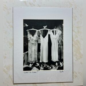 Sam Kash "What to Wear" Black & White Photograph